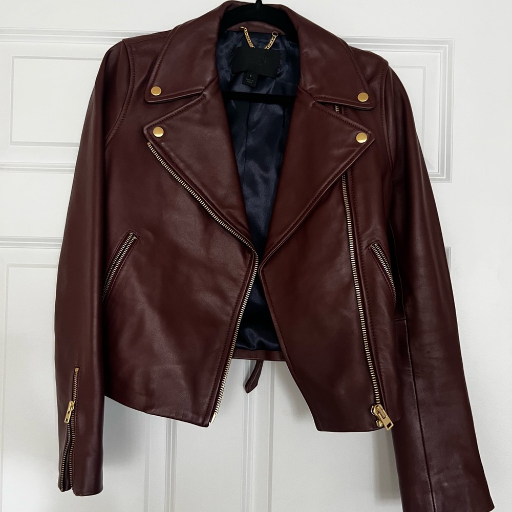 Jcrew Collection Leather Jacket